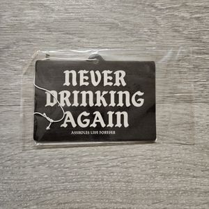 NEW! ALF Never Drinking Again Air Freshener